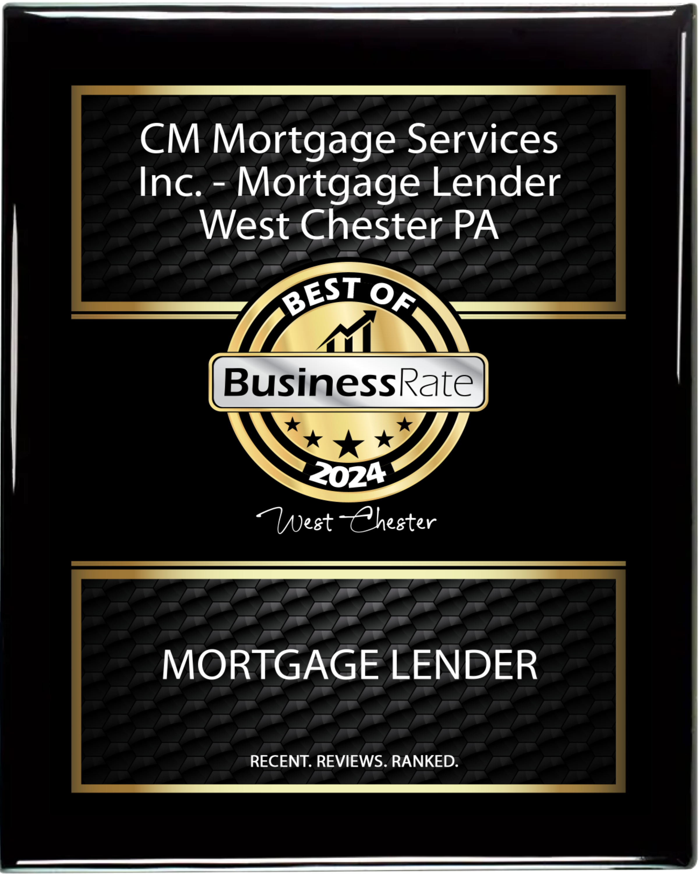 CM Mortgage Services Inc - Best of Business Rate Award